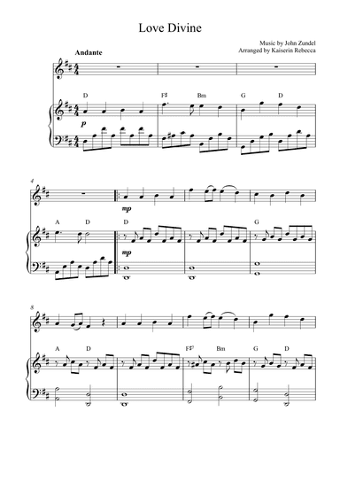 Love Divine (arr. Kaiserin Rebecca)