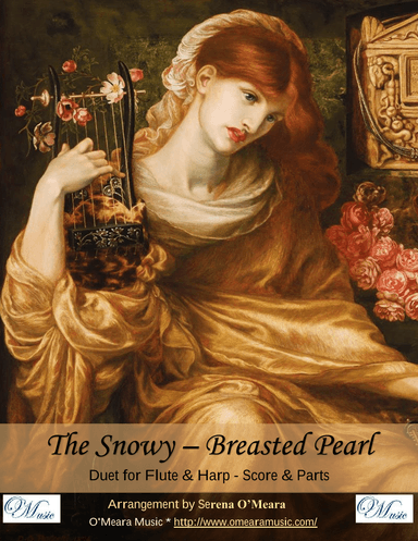 The Snowy-Breasted Pearl for Flute & Harp (arr. Serena O’Meara)