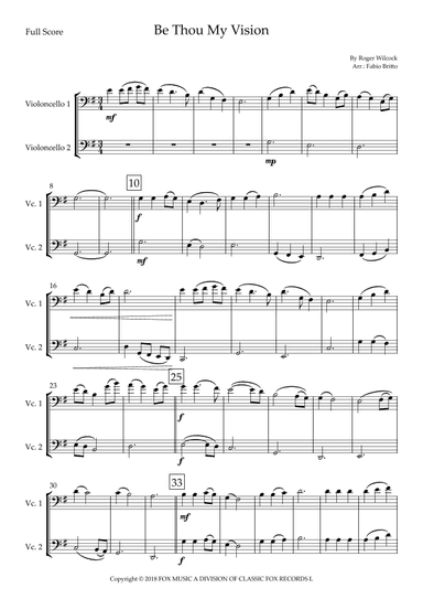 Be Thou My Vision (arr. Fabio Britto)