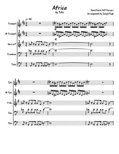 Africa (arr. Joseph Pugh)