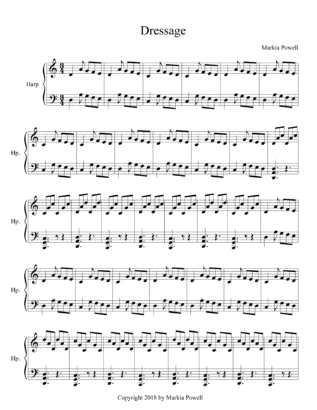 Dressage (for the harp)