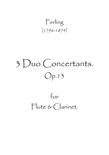 3 Duo Concertants. (arr. Spence Bundy)