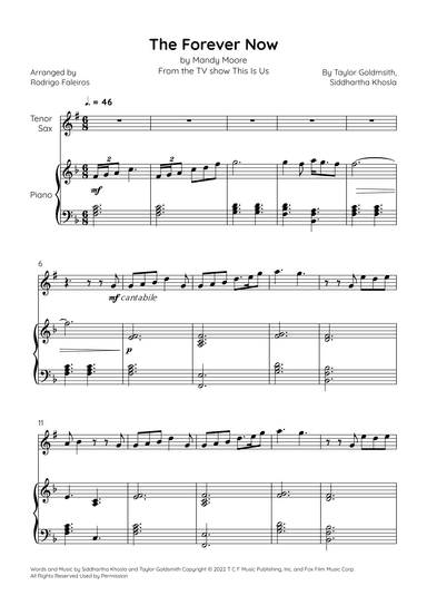 The Forever Now (arr. Rodrigo Faleiros)
