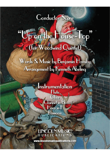 Up on the House-Top & Variations (for Woodwind Quintet) (arr. Kenneth Abeling)