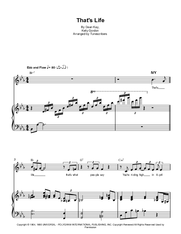 That's Life (arr. Tunescribers)