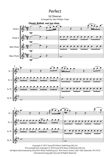 Perfect (arr. Alex Phillips-Yates)