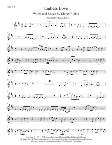 Endless Love (arr. Kevin Busse)