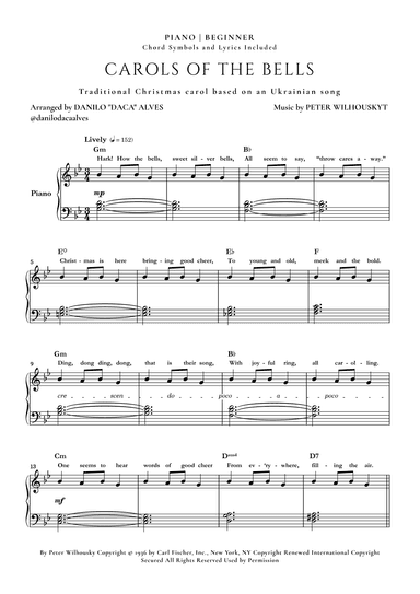 Carol Of The Bells (arr. Danilo "Daca" Alves)