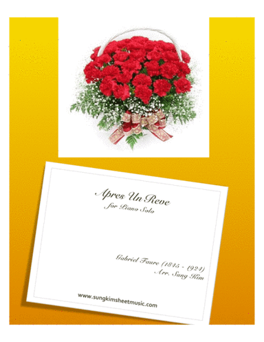 Apres Un Reve for Piano Solo [Royal Wedding Pre-Music] (arr. Sung Kim)