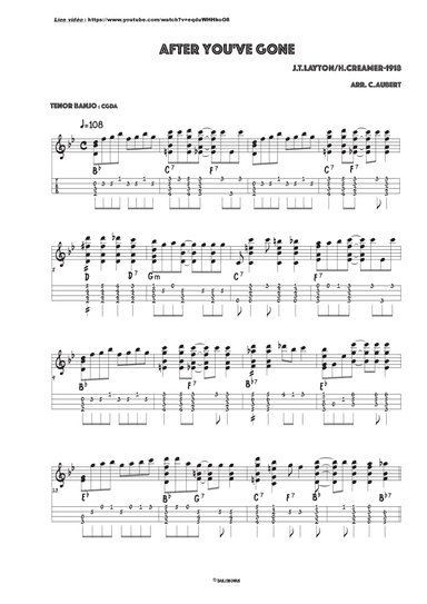 After you've gone (arr. Caroline Aubert)