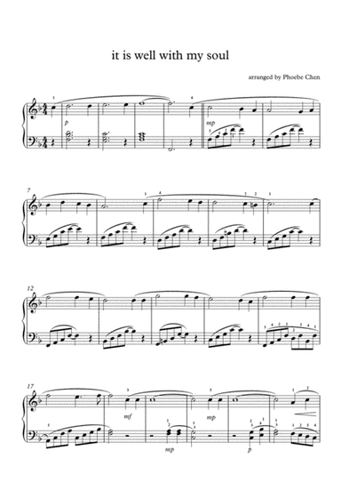 It Is Well With My Soul (arr. Phoebe Chen)