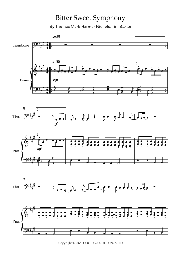 Bittersweet Symphony (arr. Matthew pyeon)