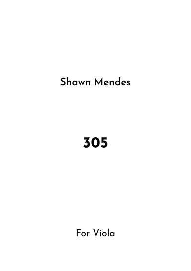 305 (arr. Jireh J.)