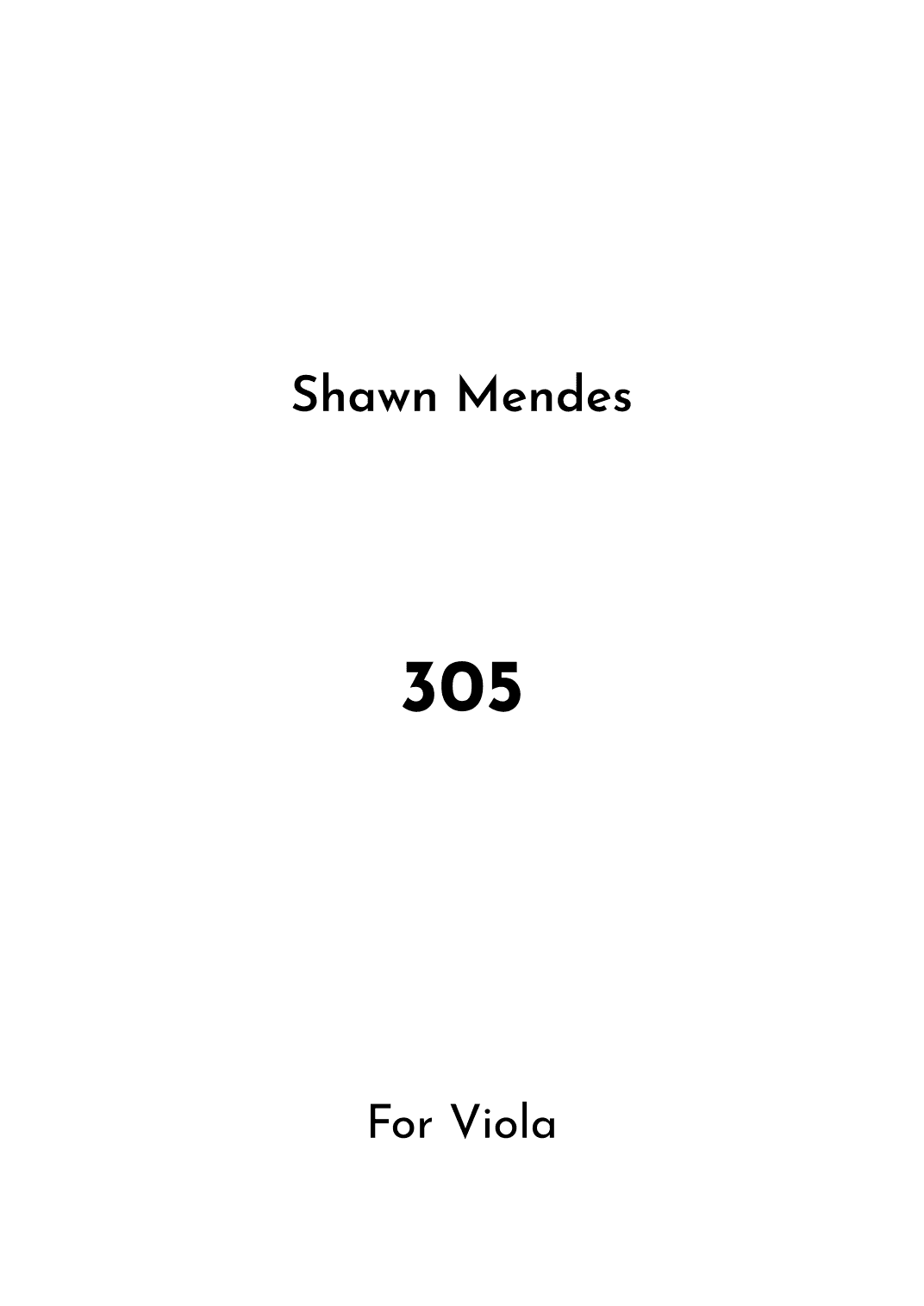 305 (arr. Jireh J.)