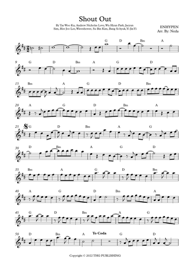 Shout Out (arr. Arr. Neda)