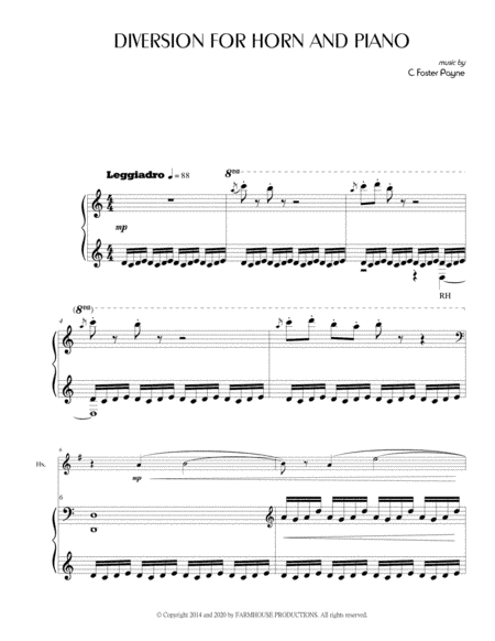 Diversion for Horn and Piano