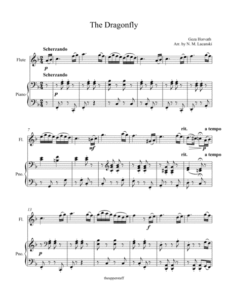 The Dragonfly (arr. Nick Lacanski)
