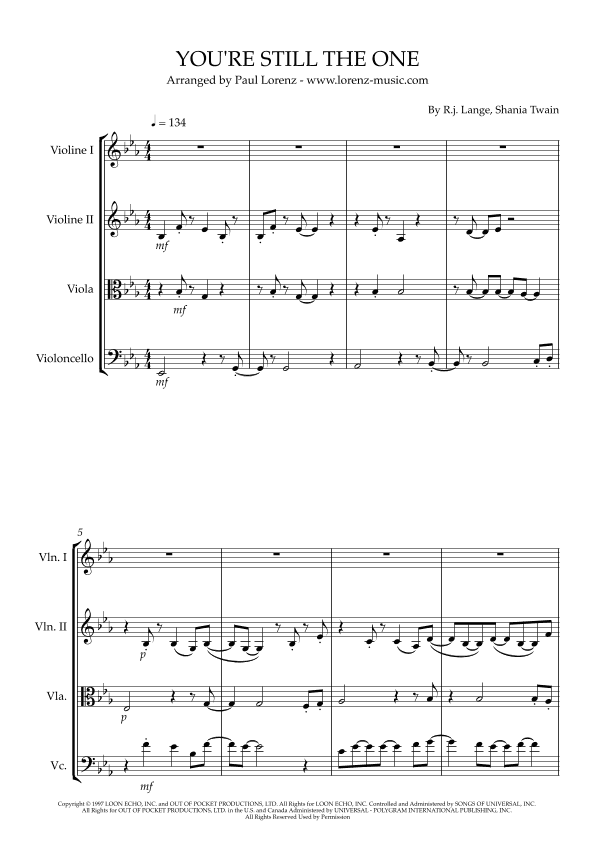You're Still The One (arr. Paul Lorenz)