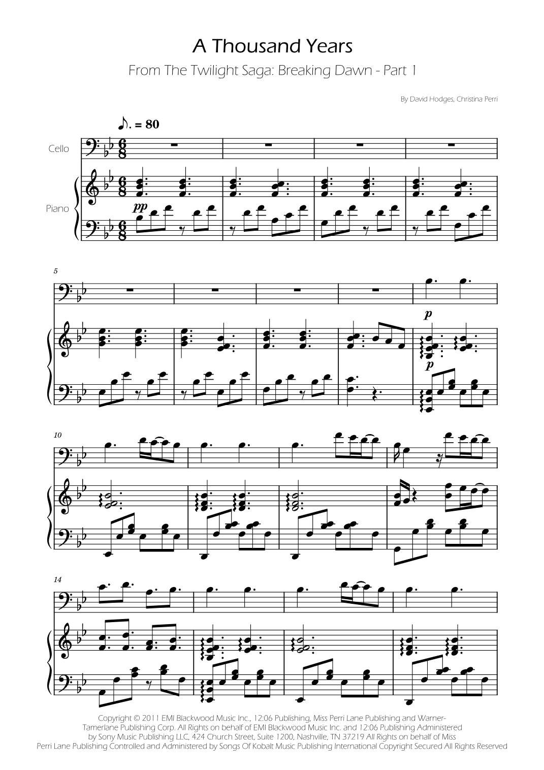 A Thousand Years (arr. Ygor Nunes)