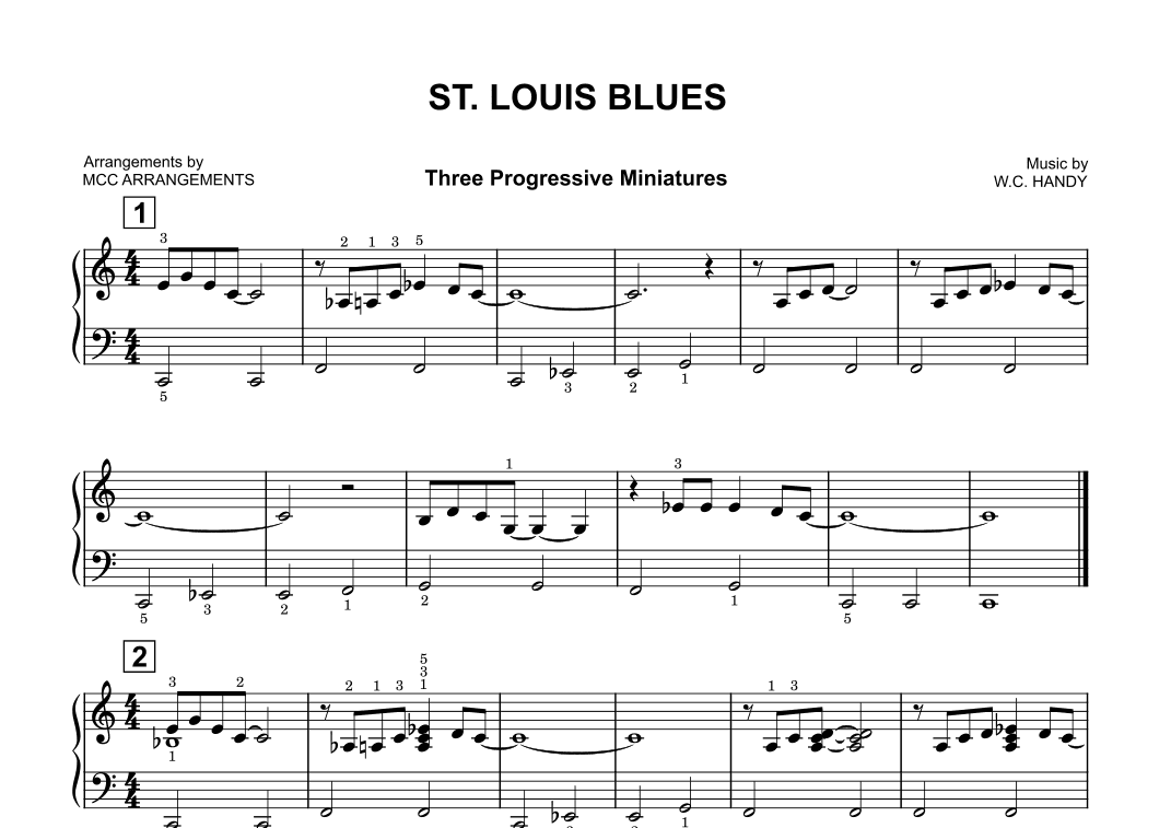 St. Louis Blues (arr. MCC Arrangements)