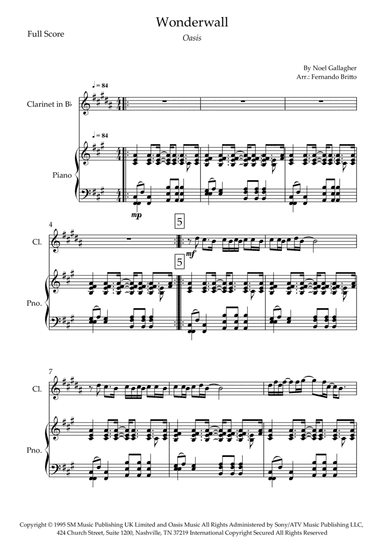 Wonderwall (arr. Fernando Britto)