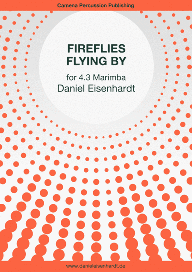 Fireflies flying by (4.3 octave Marimba with opt. Cajon/Drums accompaniment, 4 minutes)