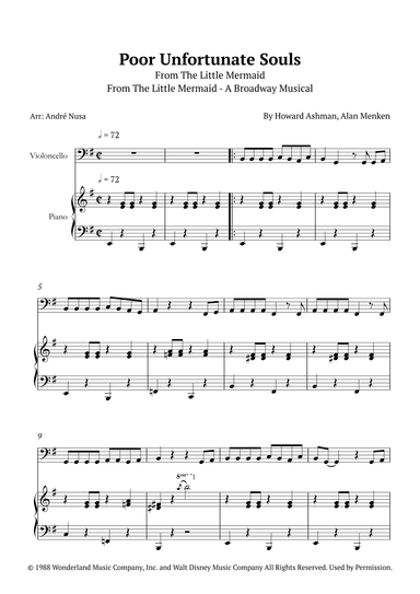 Poor Unfortunate Souls (arr. André Nusa)
