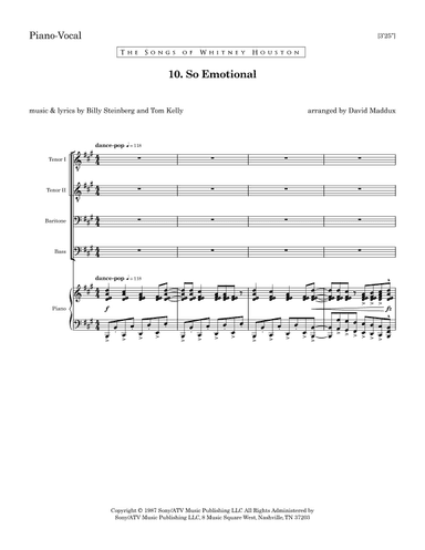 So Emotional (arr. David Maddux)