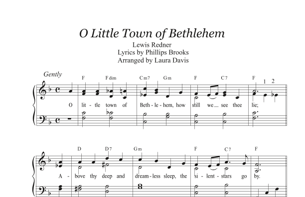 O Little Town of Bethlehem (arr. Laura Davis)