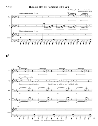 Rumour Has It (arr. Steve Milloy)