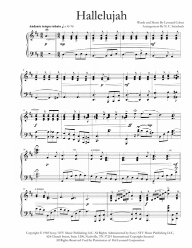 Hallelujah (arr. Nicholas C. Steinbach)
