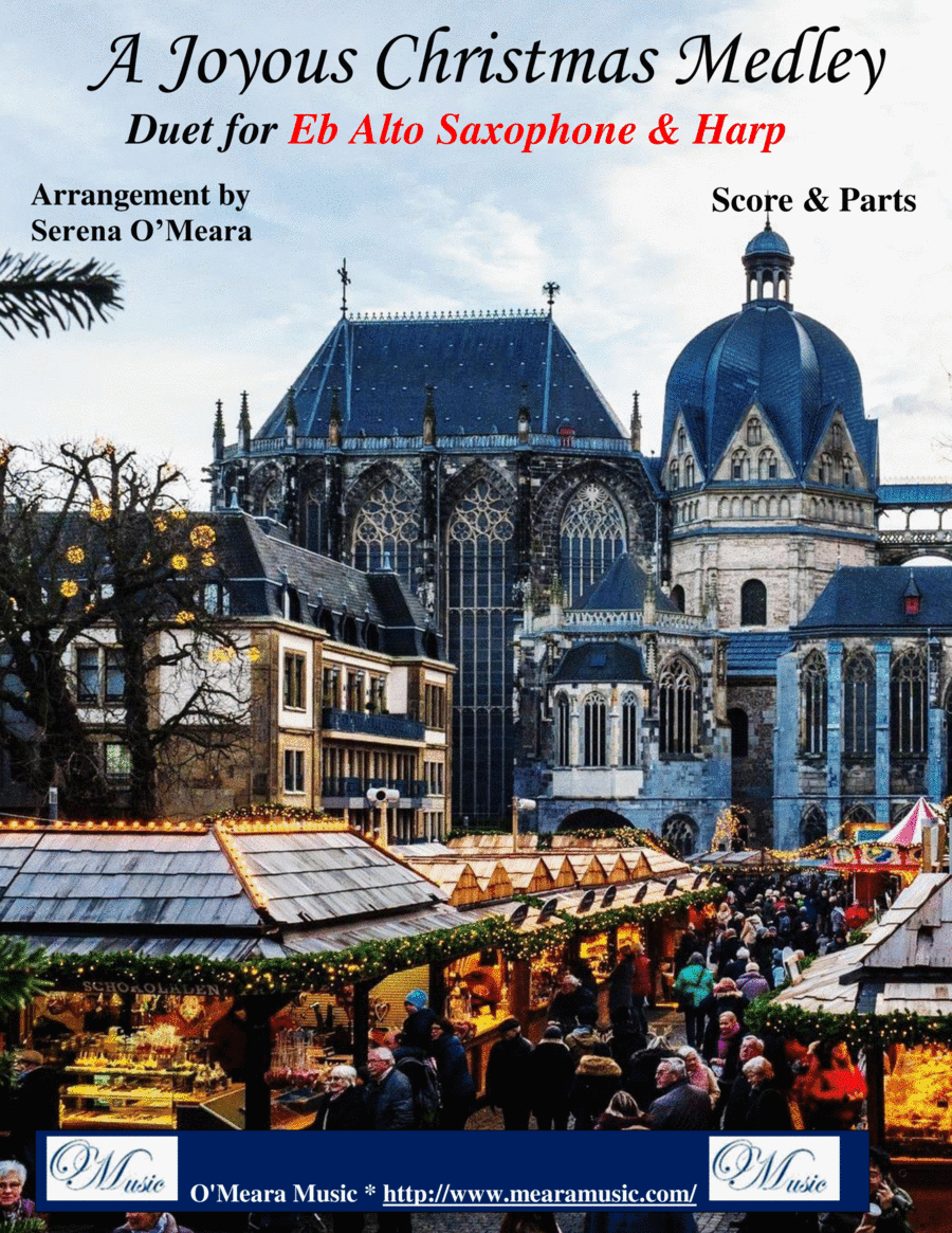 A Joyous Christmas Medley, Duet for Eb Alto Saxophone & Harp (arr. Serena O’Meara)