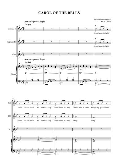 Carol of the Bells (arr. SCMusic)