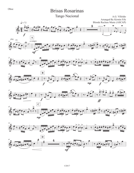 Brisas Rosarinas (arr. Kirstin Fife)