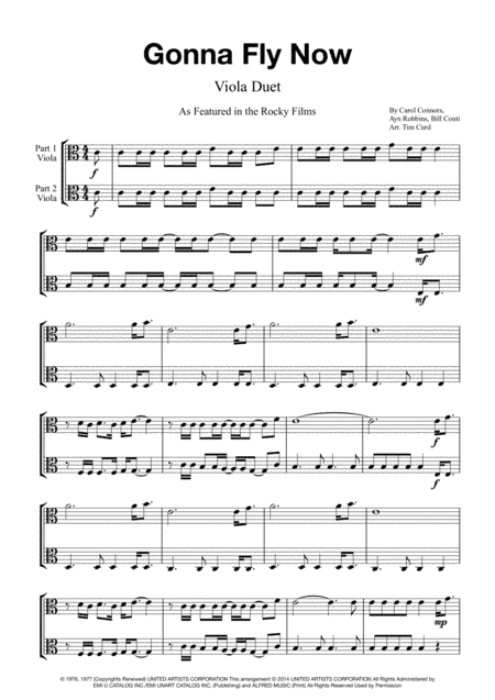 Gonna Fly Now (arr. Tim Curd)