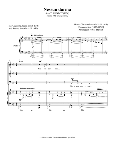 Nessun Dorma (arr. Scott S. Stewart)