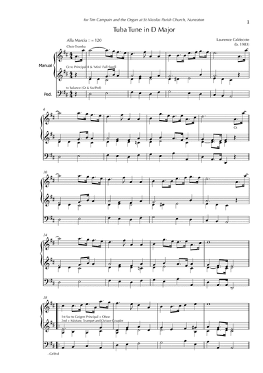 Tuba Tune in D