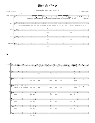 Bird Set Free (arr. Emily Drum)