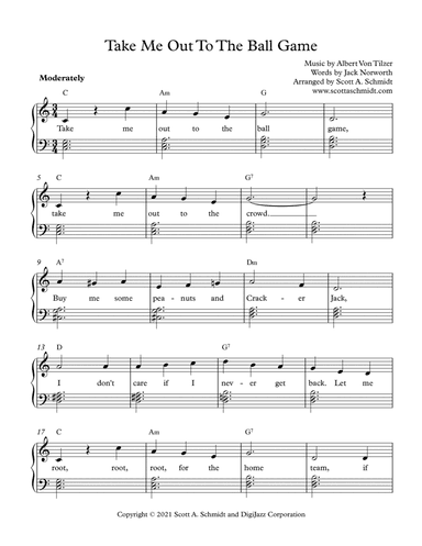 Take Me Out To The Ball Game (arr. Scott A. Schmidt)