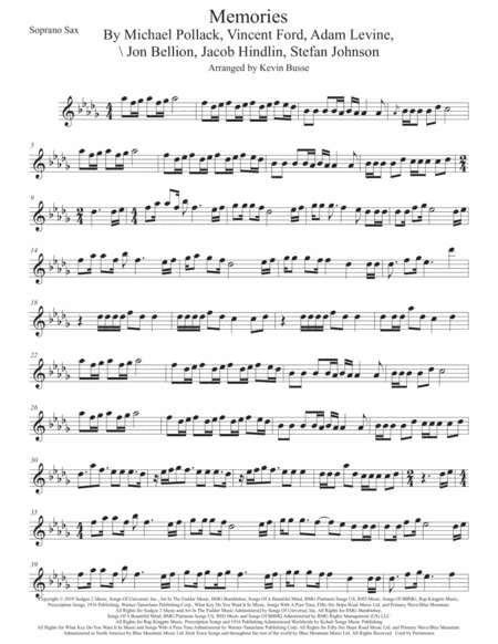 Memories (arr. Kevin Busse)