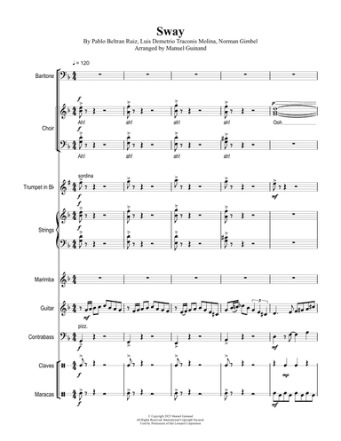 Sway (quien Sera) (arr. Manuel Guinand)