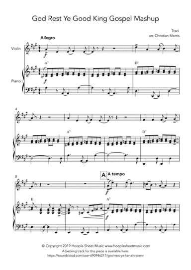 God Rest Ye Good King Gospel Mashup (arr. Hoopla Sheet Music)