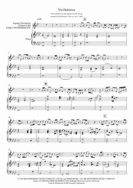 Via Dolorosa (arr. David Kocijan)