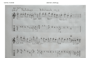 Raindrops Keep Fallin' On My Head (arr. Christopher J. Malin)