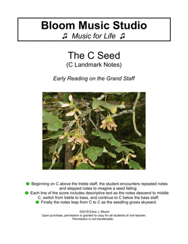 The C Seed: Early Reading on the Grand Staff