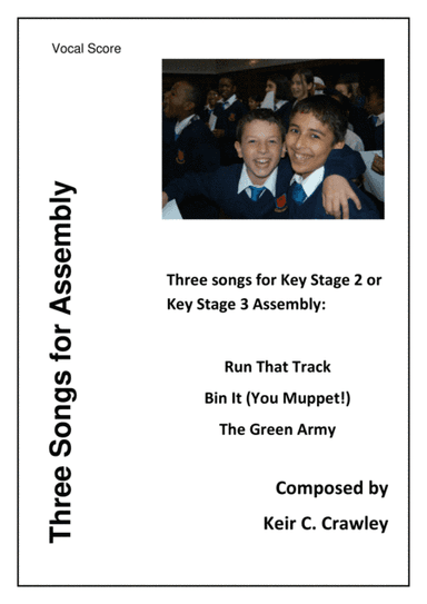 Three Songs for Assembly - Vocal Score