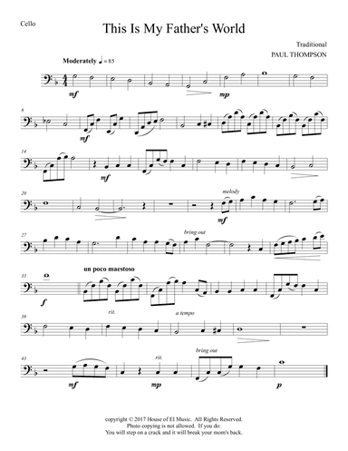 This is My Father's World (arr. Paul Thompson)