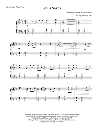 Jesus Saves (arr. Amanda Tero)