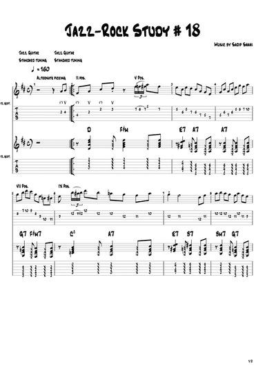 Classic Jazz-Rock Study # 18