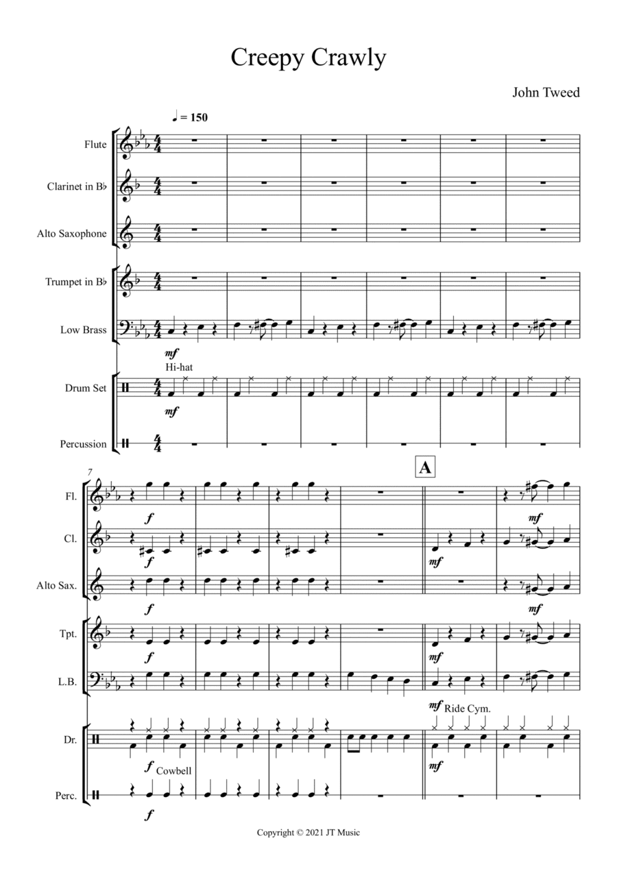Creepy Crawly (arr. John Tweed)